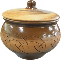 Горшок для жаркого №10  СТАРИНА  1.3л h12см 16см