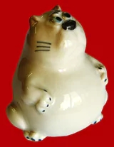 Фигурка декорат. "Кот Толстопуз" 5.5х5х5см