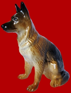 Фигурка декорат. "Немецкая малая овчарка" 9x5x8см