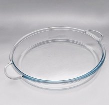 Форма круглая. с ручками 2.5л  32/37*5см