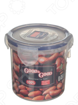 Контейнер гермет.  0.8л  с защелками