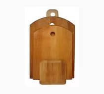 Комплект из 2-х досок полубочка 350*245*18 300*220*18мм