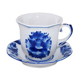 Чайная пара "Граненая" 300мл