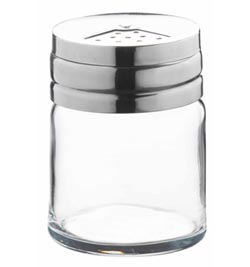 Набор солонок 2шт. 115мл с метал. крышкой
