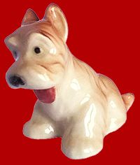 Фигурка декорат. "Щенок Терьера" 4x3x5см сер рыж