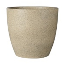 Кашпо "Песок бежевый бутон" №3 d18 h15см 2.15л