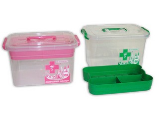 Контейнер для аптечки с вкладышем ДОМАШНИЙ ДОКТОР 6.5л  31*20*18см