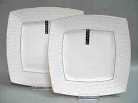 Тарелка квадр. 10" 25см "Снежная королева" S222826-A