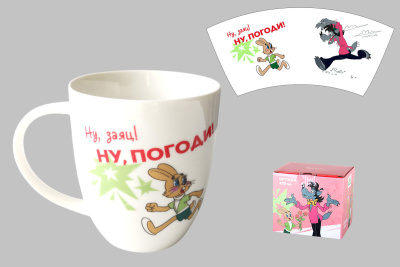 Кружка 420мл под.уп. "Ну, Погоди!"