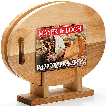 Комплект из 2-х досок овал средняя 330*230*18мм Комплект из 2-х досок овал средняя 330*230*18мм