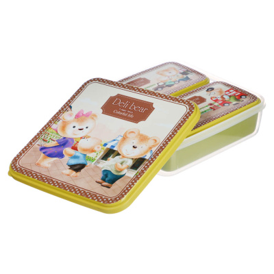 Набор контейнеров "Медвежата" 3шт 1600мл 2х450мл пп