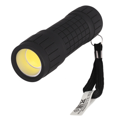 Фонарь Ultraflash LED16011 черный COB LED 3Вт 3XR03 100лм