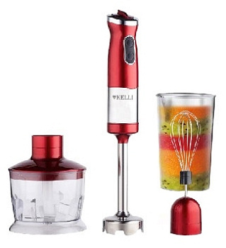 Набор блендерный 1200Вт 2скор мет.нож стакан 500мл чаша 600мл венчик