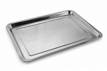 Поднос нерж прямоуг. 36х27х2см