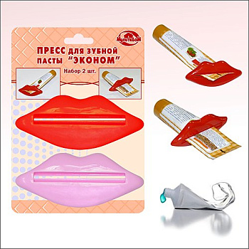 Пресс для зубной пасты "Эконом"  2цв.