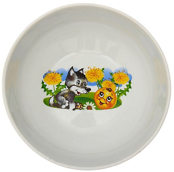 Тарелка глубокая 20cм "Приключения Колобка"