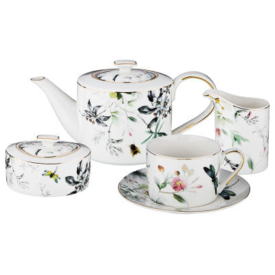 Сервиз чайный 6перс.  15пр. "Стрекоза" 950/350/250/250мл