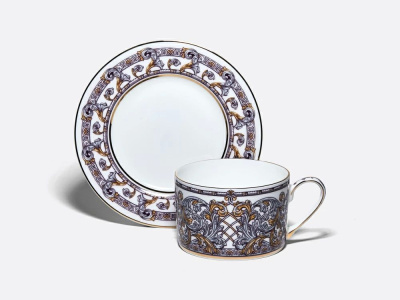 Чашка с блюдцем чайная пара 300мл Барокко набор в под.уп. ф.Идиллия