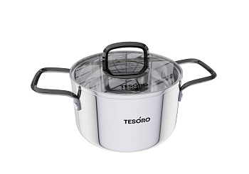 Кастрюля 2.4л нерж. "Tesoro Asti" Кастрюля 2.4л нерж. "Tesoro Asti"
