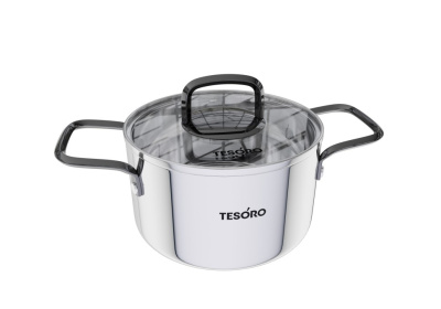Кастрюля 2.4л нерж. "Tesoro Asti"