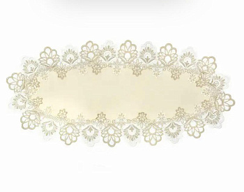 Салфетка кружевная 40*90 100% пэ