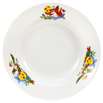 Тарелка глубокая 20см "Веселый Колобок"