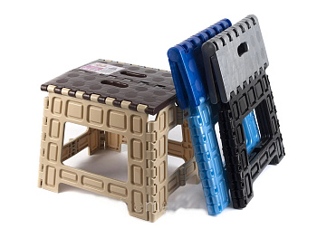 Табуретка cкладная  маленькая МИКС 90кг 360*320*260мм