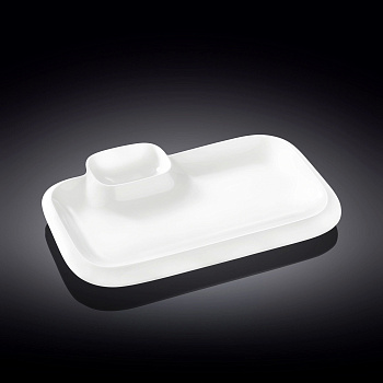 Блюдо прямоугольное Teona 30*17см с соусником