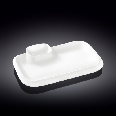 Блюдо прямоугольное Teona 30*17см с соусником