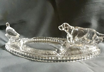 Сувенир пепельница "Охота"  h-70  d-260*110