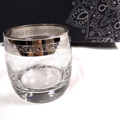 Набор стаканов 310мл 6шт. "Ренесанс платина"