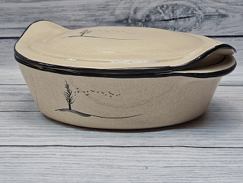 Емкость овал с крышкой 2.2л "Лирика" 30*22 h11.5см (2) Емкость овал с крышкой 2.2л "Лирика" 30*22 h11.5см (2)