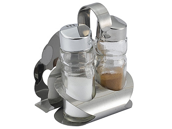 Набор д/специй 2пр. 40мл  +салфетница