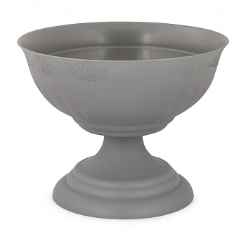 Вазон "Венеция" 17л серый 440х440х345мм