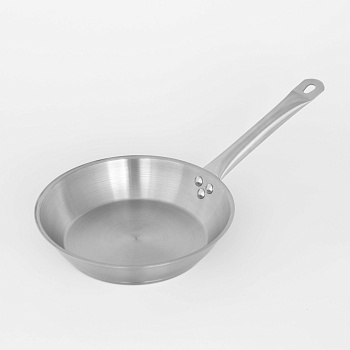 Сковорода нерж 24см h5см ручка 21.5см индукция Сковорода нерж 24см h5см ручка 21.5см индукция