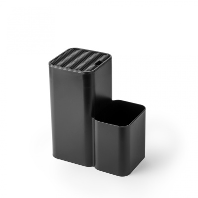 Подставка для ножей и столовых приборов черный