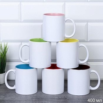 Кружка 400мл для сублимации  микс