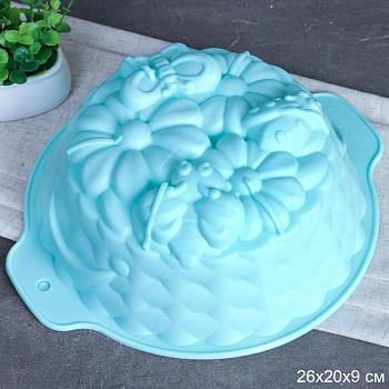 Форма для выпечки Кекс Полянка 26х20х9см Форма для выпечки Кекс Полянка 26х20х9см