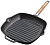 Сковорода-гриль без крышки чугунная 260х260 со съемной ручкой (4)