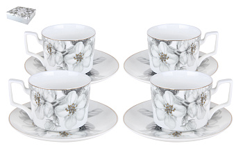 Набор чайный 4перс. 8пр. 230мл "Apple bloom"