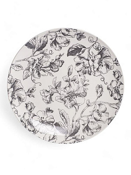 Тарелка обеденная BOTANICA серый 24см