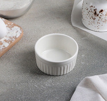 Рамекин  соусник кокотница «Классика» 140мл 7.5x3.5см керамика