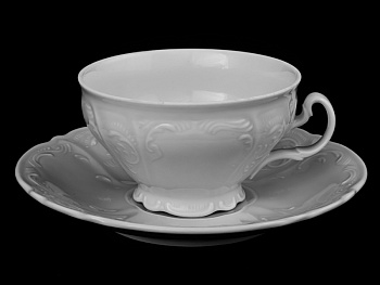 Пара чайная 360мл блюдце 18см Бернадотт недекор.