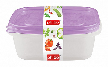 Набор контейнеров д/холод. и свч АРТ 1.25л 2шт.