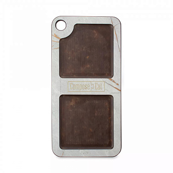 Подставка кухонная универсальная 20х10см мраморный Грейс