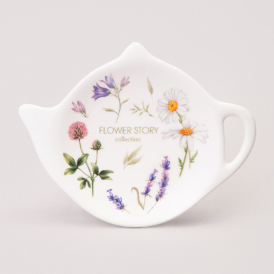 Подставка под чайный пакетик  "Flower story" 12*8.5*1.5см