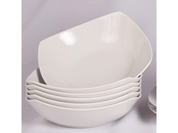 Тарелка глубокая 19cм квадратная "Gamma" 620мл