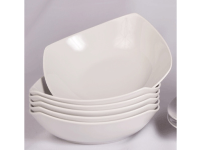 Тарелка глубокая 19cм квадратная "Gamma" 620мл