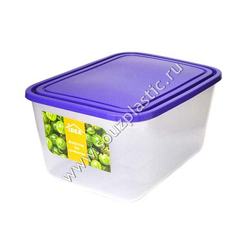 Емкость для продуктов прямоуг. 4л   190x125x250мм