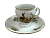 Чашка 90мл с блюдцем 115мм кофейная пара "Охота"